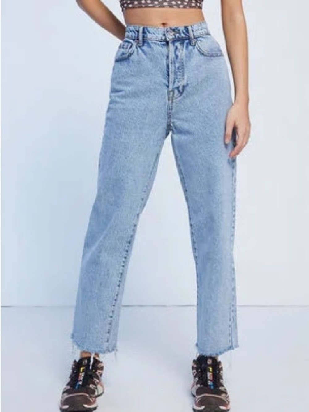 Pacsun High-Rise Straight Leg Women's Jeans in a Light Wash size 24